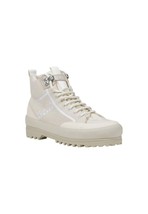Superga Women Boots - 6 US EU 36 Beige Fabric Platform Ankle Fashion Shoes New - $3,188.17 MXN