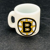 Mini NHL Boston Bruins Logo Mug 1.25 inch high Ceramic Black & Gold - $7.00