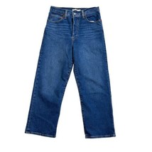 Levis Jeans Ribcage Straight Ankle Womens 30 x 27 Blue Denim High Rise Pants - £15.56 GBP
