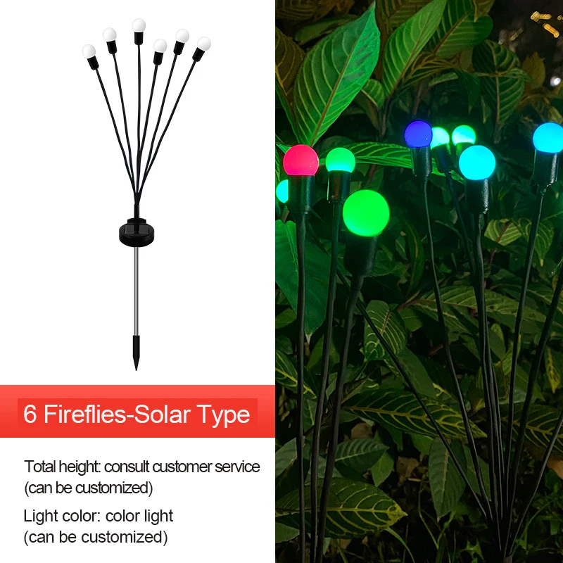 4pcs Solar LED Light Outdoor Waterproof Christmas Light Firefly Lawn Stake Light - £228.91 GBP