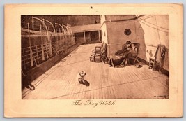 Ship Deck the Dog Watch Comic Romance UNP Artist Signed DB Postcard K1 - £9.92 GBP