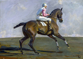 Framed canvas art print giclee study for Going to the Start horse racing - £31.15 GBP+