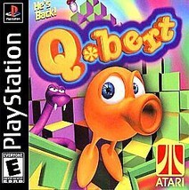 Qbert (Sony PlayStation One 1) Video Game Disc &amp; Case Complete VG - £10.02 GBP