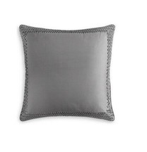 allbrand365 designer Crespare Pillow Sham Size Euro Color Charcoal - £107.13 GBP