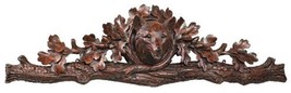 Wall Pediment Friendly Aspen Fox Head Mountain Hand Painted OK Casting - £715.00 GBP