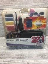 Nintendo 3DS Super 22 pc Accessory Kit USB Car Charger Stylus Earphone C... - $9.89