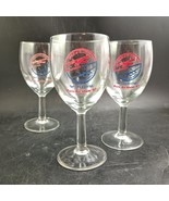 Paris Air Show 1986 &amp; 1987 Teledyne Stemmed Wine Glasses, Lot Of 3, OBO - $24.00
