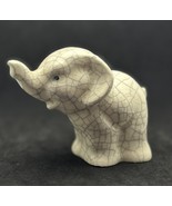 Vintage Beautiful Porcelain Handmade Elephant Figure 8cm High - $626.46 MXN