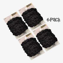 4PK Scunci Mini Hair Scrunchies Slinky Black Twister Damage Free Hair (2... - $16.56