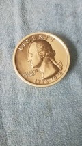 Liberty 1776-1976 bicentennial Candy/Sweet Coin Quarter Dollar Tin, 4.25&quot; - £17.08 GBP