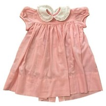 Caboodle Pink Check Dress Girls Size 3T? Vintage Collar Easter - $15.00