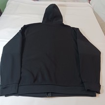 Encrypted Supply Company Men Cotton Blend Black & Gray Full Zip Hoodie Jacket 2X image 2