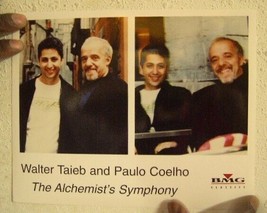 Walter Taieb And Paulo Coelho Press Kit Photo  The Alchemist&#39;s Symphony - £20.43 GBP