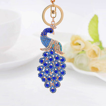 Sparkling CZ Peacock Keychain - £7.90 GBP