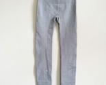 LULULEMON EUC Sz 4 Gray High Rise Thick Cotton Knit Yoga Leggings Cold W... - $44.54