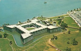 St Augustine FL, Florida, Castillo De San Marcos, Oldest Fort Postcard G16 - £2.53 GBP