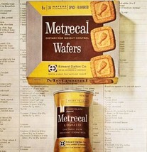 1962 Metrecal Dietary Wafers Weight Loss Advertisement Cookies Spice Fla... - $19.99