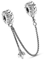 Jewelry Wheat Grains Safety Chain Clip Sterling - €204,58 EUR