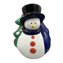 Vintage Snowman Christmas Tree Cookie Jar 2002 - $36.77