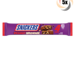 5x Packs Snickers Peanut Brownie Chocolate King Candy Bars | 4 Sqaures P... - $15.74