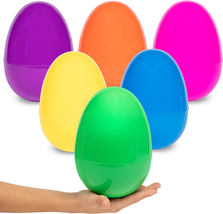 Fillable Plastic Jumbo Giant 12 Pieces Easter Egg - £26.63 GBP