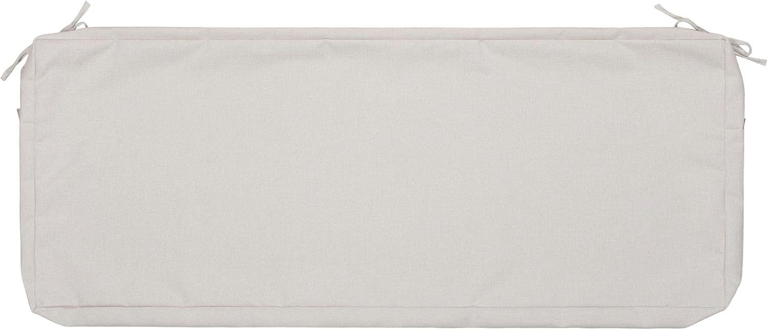 Patio Bench Loveseat Cushion Covers (Replacement, 42X18X3 Inch, Creamy W... - $32.99