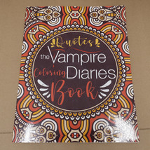 Quotes from Vampire Diaries Adult Coloring Book Relaxing Calming Inspirational - £7.94 GBP