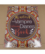 Quotes from Vampire Diaries Adult Coloring Book Relaxing Calming Inspira... - £7.98 GBP