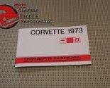 1973 73 Chevy Chevrolet Corvette Vette Owners Manual Owner&#39;s - $19.09