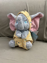 Disney Parks Baby Dumbo the Elephant in a Hoodie Pouch Blanket Plush Doll NEW image 3