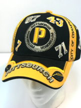Pittsburgh City of Champions Adjustable Lucky Hat Cap Penquins Pirates Steelers - £19.80 GBP