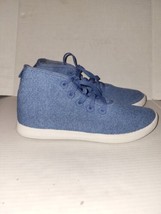 Allbirds Tree Toppers High Top Sneakers Blue Nikau Sapphire White Sole Men 13 - £25.35 GBP