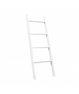 4-Tier Wall Leaning Ladder Shelf Stand-White - Color: White - €109,83 EUR
