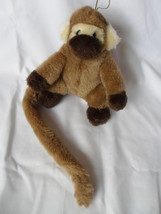 Rhode Island Novelty Plush Monkey with long tail 6&quot; tall E - £7.95 GBP