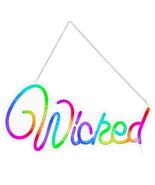 Spooky Moods LED Lighted Neon Wicked Sign - €24,50 EUR