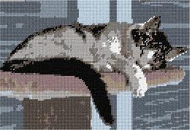 Pepita Needlepoint kit: Cat Nap 2, 10&quot; x 7&quot; - $50.00+