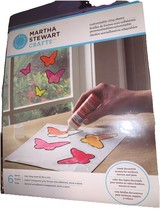 Martha Stewart Crafts Window Clings Butterflies Easy Paint Project Kids ... - $21.66
