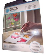 Martha Stewart Crafts Window Clings Butterflies Easy Paint Project Kids ... - €18,74 EUR