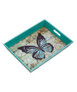 BLUE BUTTERFLY SERVING TRAY - $43.43
