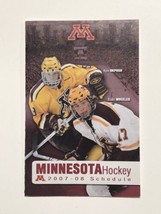 2007-08 Minnesota Gophers WCHA Hockey Pocket Schedule Blake Wheeler Kyle Okposo - £3.65 GBP
