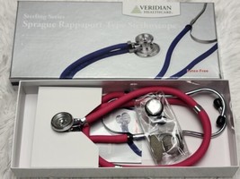 Sprague Rappaport Stethoscope Magenta Open Box Heartbeat Health Heartrate - £6.05 GBP