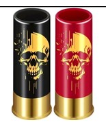 12 Gauge Shot Glasses Set Red and Black of 2 Drinking Glass Set  - $16.79