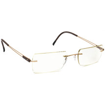 Silhouette Eyeglasses 7661 20 6052 Titan Gold/Brown Rimless Austria 52[]... - £78.68 GBP