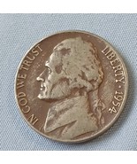 US 1954 D JEFFERSON NICKEL - Denver Issue - Authentic 71 yr old CIRCULATED - $66.56 MXN
