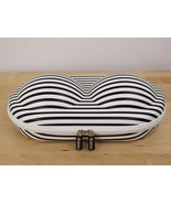 Braiou Bra Case Black White Striped Zip Underwear Organizer for A-C Cup - $352.42 MXN