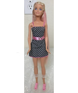 1999 Mattel Barbie Blond Hair w/Pink Streaks Blue Eyes Knees Bend  2015 ... - £9.66 GBP