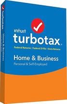 Intuit TurboTax Home &amp; Business 2018 Tax Preparation Software - £62.18 GBP