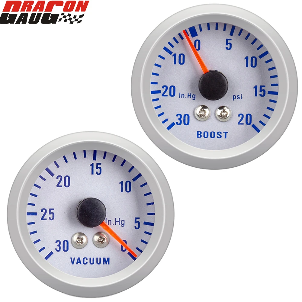 52mm Auto Turbo Press Modification Mechanical Clocks Car Turbine Boost V... - £15.07 GBP