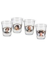 Outlander TV Series Photo Images Clear Shot Glass Set of 4 Different NEW... - £7.82 GBP