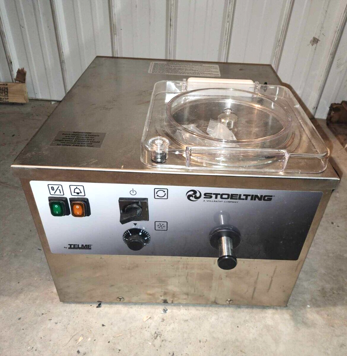 STOELTING VB1-37A COUNTERTOP VERTICAL BATCH FREEZER AIR COOLED GELATO IC... - $2,789.48